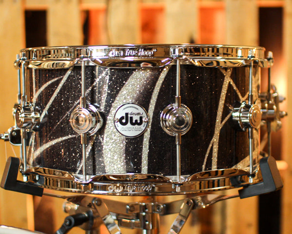 DW Collector's Cherry HVLT Smoke Glass Contrail Drum Set - 24,13,16,14sn - SO#1391000