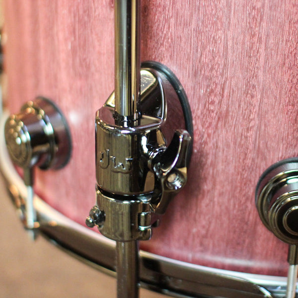 DW Collector's Pure Purpleheart VLT Natural Satin Oil Drum Set - 22,10,12,16 - SO#1398023