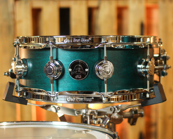 DW Collector's Santa Monica Teal Satin Oil Drum Set - 20,12,14,14sn - SO#1432853