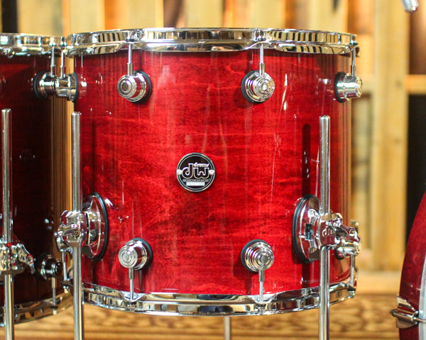 DW Performance Cherry Stain 6pc Drum Set - 18x22,7x8,8x10,9x12,12x14,14x16