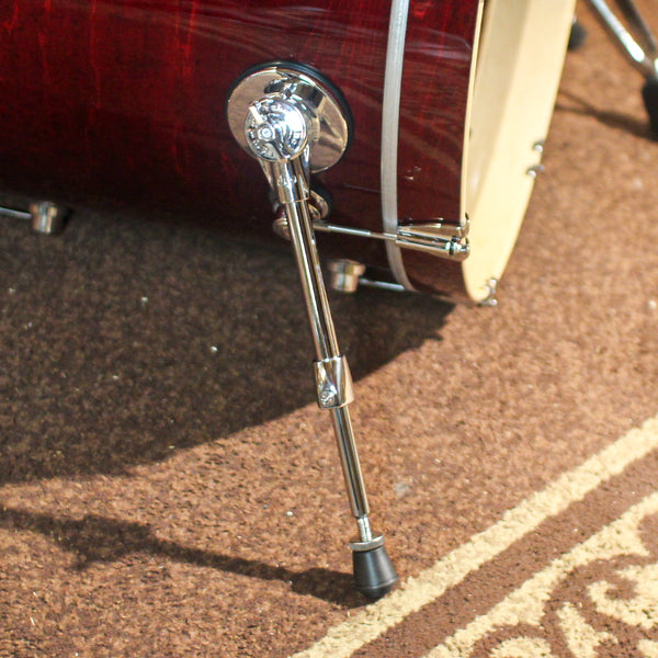 DW Performance Cherry Stain Lacquer Fusion Drum Set - 16x20, 8x10, 9x12, 12x14