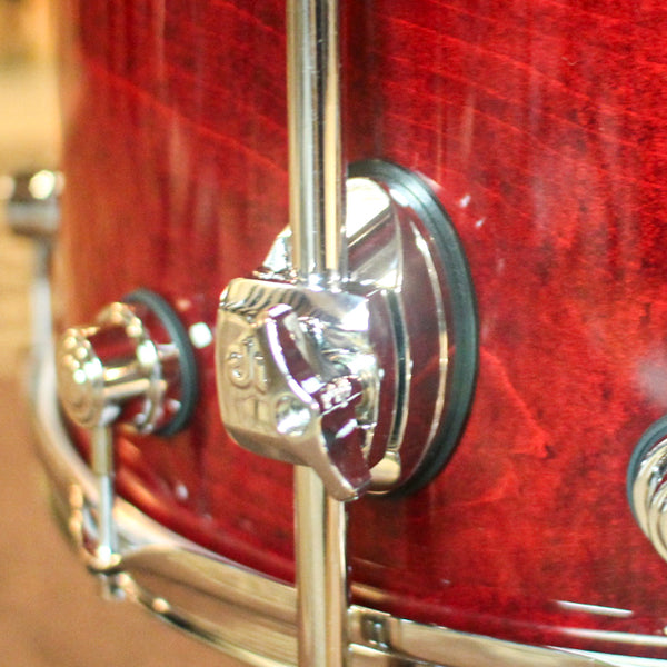 DW Performance Cherry Stain Lacquer Stage Drum Set - 18x22, 8x10, 9x12, 14x16