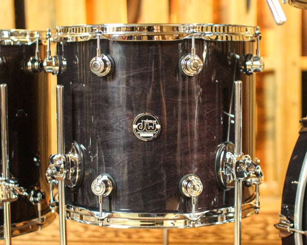 DW Performance Ebony Stain 6pc Drum Set - 18x22, 7x8, 8x10, 9x12, 12x14, 14x16