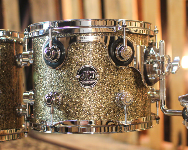 DW Performance Ginger Glitter Glass Stage Drum Set - 18x22,8x10,9x12,14x16