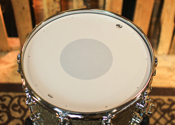 DW Performance Ginger Glitter Glass Snare Drum - 8x14