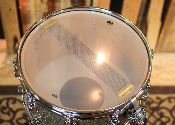 DW Performance Ginger Glitter Glass Snare Drum - 8x14