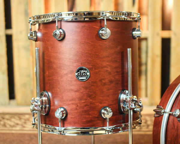 DW Performance Tobacco Stain Bop Drum Set - 14x18, 8x12, 14x14