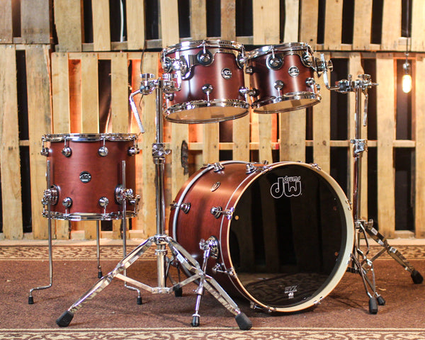 DW Performance Tobacco Stain Fusion Drum Set - 16x20, 8x10, 9x12, 12x14