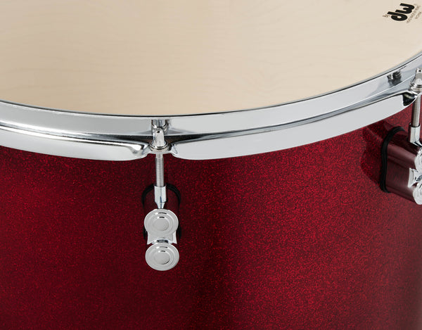 PDP Concept Maple Red to Black Fade 5pc Drum Set - 22,10,12,16,14 - PDCM2215RB