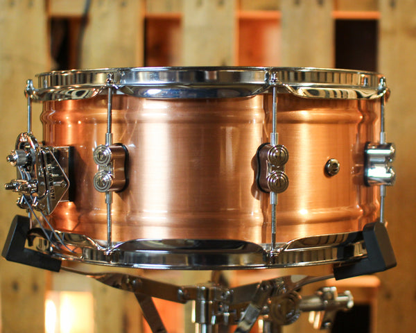 PDP 6.5x14 Concept Dual-beaded Brushed Copper Snare Drum - PDSN6514NBCC