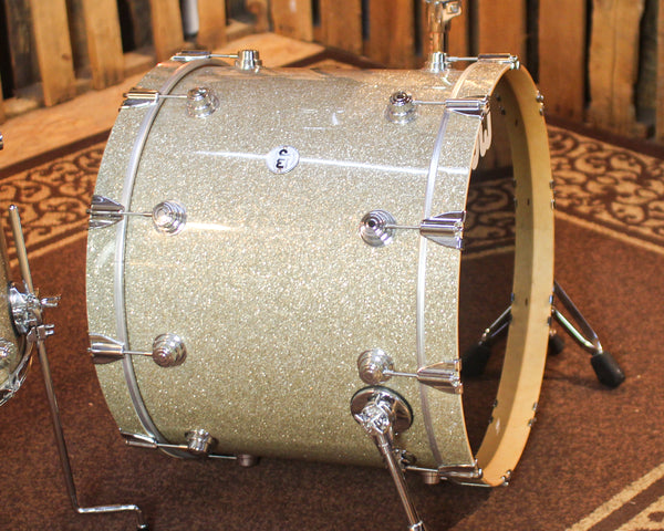 Used DW Collector's Standard Maple Broken Glass Drum Set - 23,12,16 - SO#777778