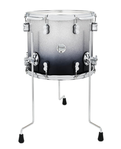 PDP 12x14 Concept Maple Silver to Black Fade Floor Tom