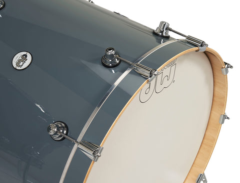 DW Design 4-Piece Steel Gray Lacquer Drum Set - 22,10,12,16 - DDLG2214SG