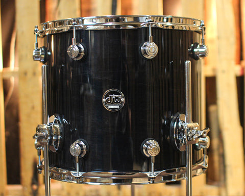 DW Performance Ebony Stain Floor Tom - 12x14