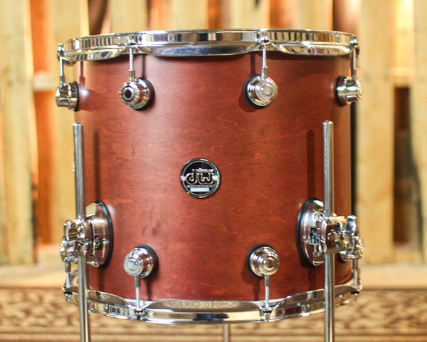 DW Performance Tobacco Stain Floor Tom - 12x14