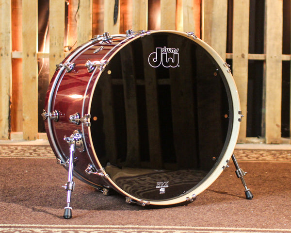 DW Performance Cherry Stain Bass Drum - 14x24