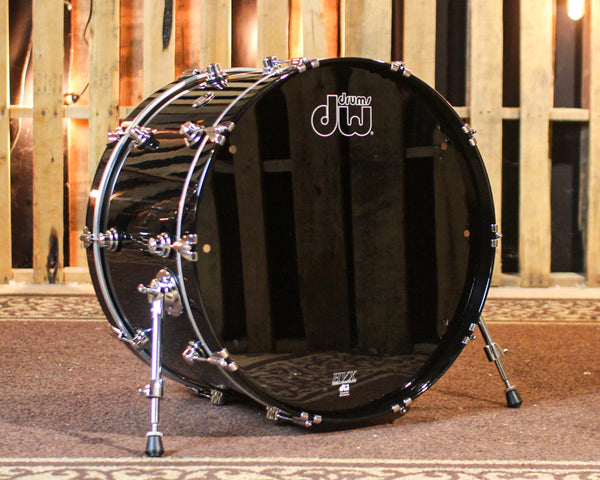 DW Performance Piano Black Lacquer Bass Drum - 14x24