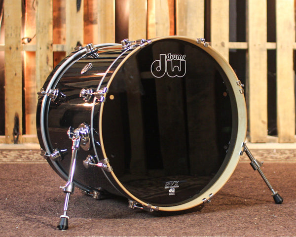 DW Performance Black Mirra Bass Drum - 16x20