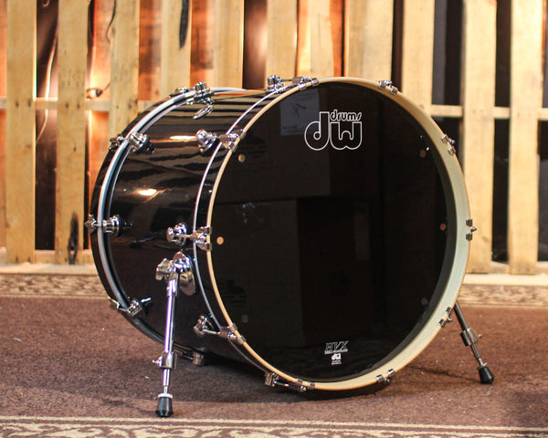 DW Performance Black Mirra Bass Drum - 18x22