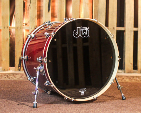 DW Performance Cherry Stain Bass Drum - 18x22