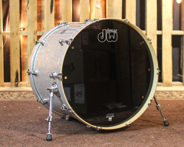 DW Performance Silver Sparkle Bass Drum - 18x24