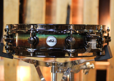 DW 3.14x14 Collector's SonicPly Horizontal Padauk Pi Snare Drum - SO#1436881