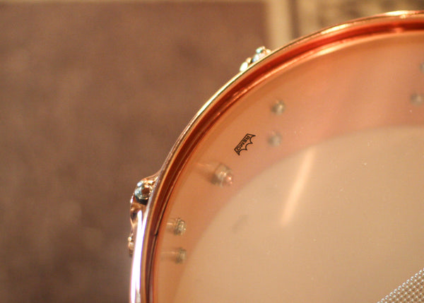 DW 4x14 Collector's Polished Copper Snare Drum w/ Copper Hardware - DRVP0414SPP