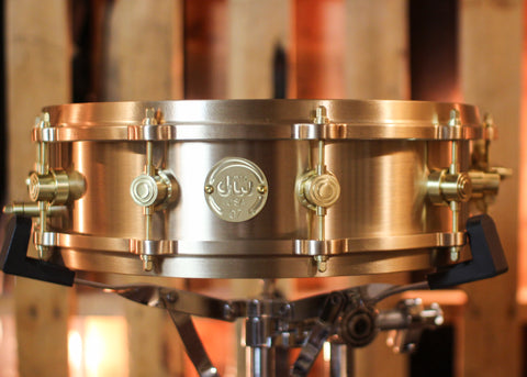 DW 4x14 MFG True Cast Bronze Snare Drum - DRVZ0414STZ - #7 of 100