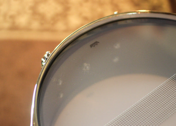 DW 5.5x13 Collector's 3mm Black Powder Coated Aluminum Snare Drum