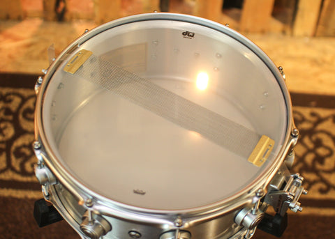 DW 5.5x14 Collector's 1mm Thin Aluminum Snare Drum w/ Satin Chrome - DRVM5514SVS