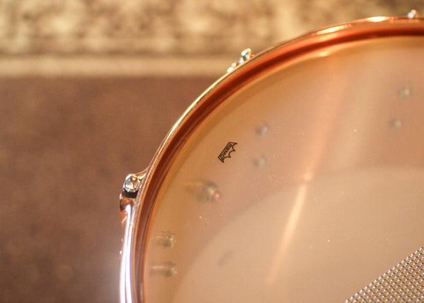 DW 5.5x14 Collector's 3mm Brushed Bell Bronze Snare Drum w/ Copper Hardware - DRVZ5514SVP