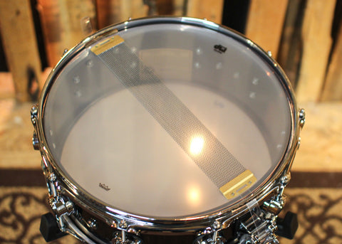 DW 5.5x14 Collector's Polished Black Nickel over Brass Snare Drum - DRVB5514SVC