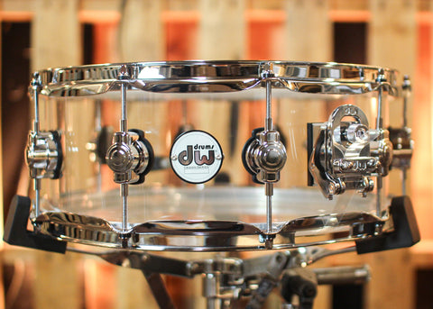 DW 5.5x14 Design Clear Acrylic Snare Drum - DDAC5514SSCL1