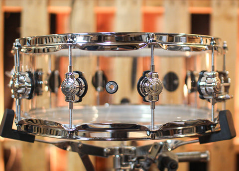 DW 5.5x14 Design Clear Acrylic Snare Drum - DDAC5514SSCL1