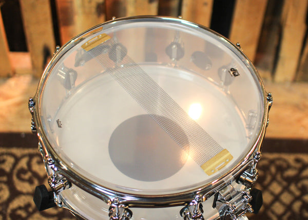 DW 5.5x14 Design Clear Acrylic Snare Drum - DDAC5514SSCL1