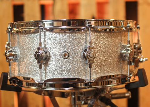 DW Performance Silver Sparkle Snare Drum - 5.5x14