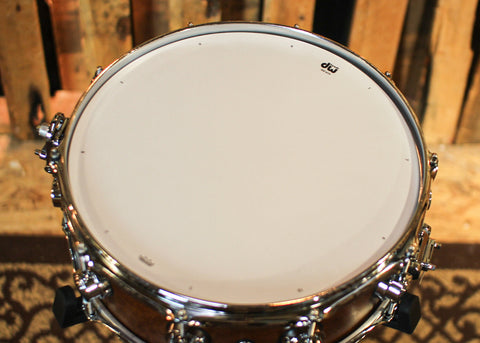 DW 5x14 Collector's Jazz Maple/Gum Walnut Satin Oil Snare Drum - SO#1352387