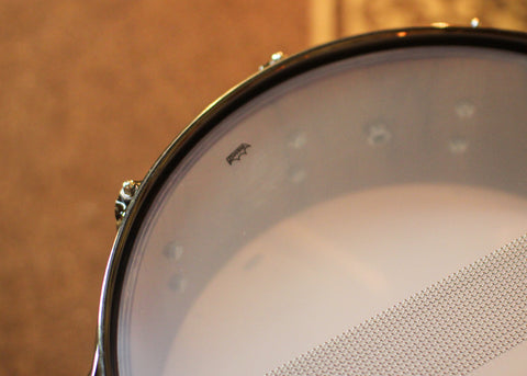 DW 5x14 Collector's Pure Walnut Satin Quick Natural to Ebony Burst Snare Drum - SO#1447187
