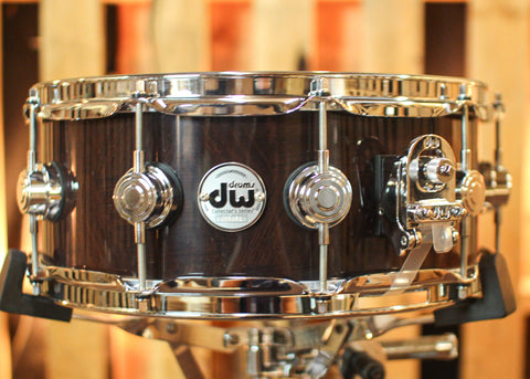 DW 5x14 Collector's Purpleheart VLT Escher Tessellation Snare Drum - SO#1119646