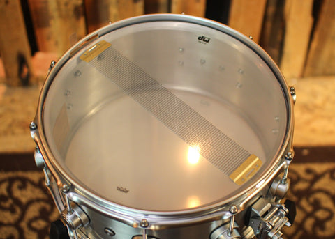 DW 6.5x14 Collector's 1mm Thin Aluminum Snare Drum w/ Satin Chrome - DRVM6514SVS