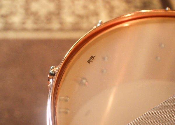DW 6.5x14 Collector's 3mm Brushed Bell Bronze Snare Drum w/ Copper Hardware