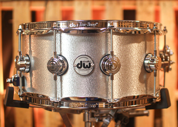 DW 6.5x14 Collector's 3mm Wrinkle Coat Aluminum Snare Drum - DRVA6514SVC