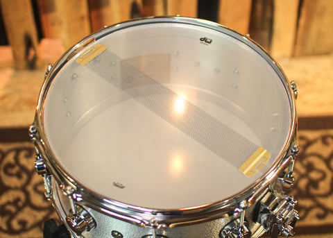 DW 6.5x14 Collector's 3mm Wrinkle Coat Aluminum Snare Drum - DRVA6514SVC