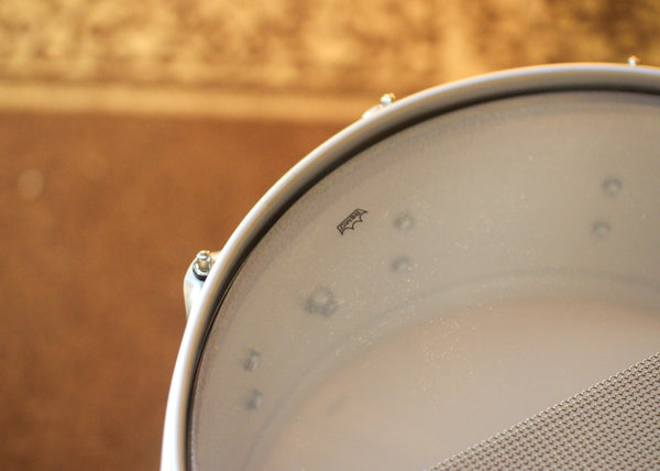 DW 6.5x14 Collector's 3mm Wrinkle Coat Aluminum Snare Drum w/ Satin Chrome Hardware