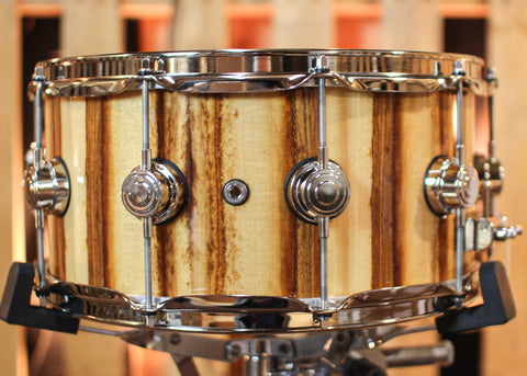 DW 6.5x14 Collector's Cherry Mahogany African Chen Chen Snare Drum - SO#1344458