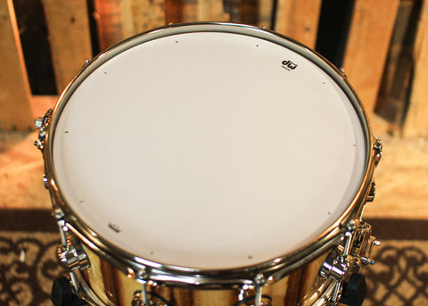 DW 6.5x14 Collector's Cherry Mahogany African Chen Chen Snare Drum - SO#1344458