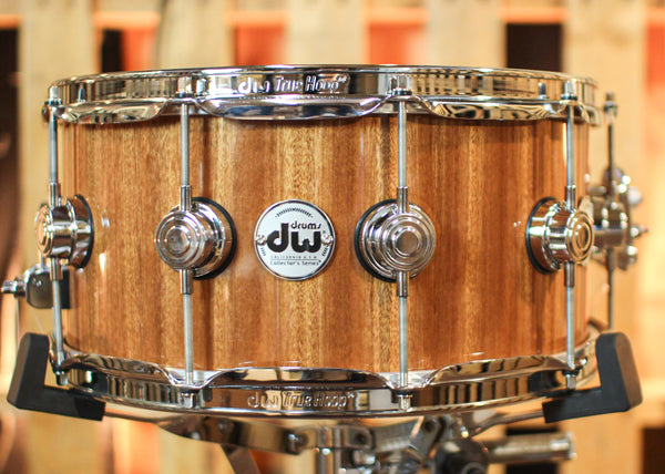 DW 6.5x14 Collector's Cherry/Mahogany Natural Lacquer Snare Drum - SO#1352261