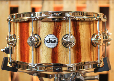 DW 6.5x14 Collector's Maple 333 Candy Stripe Padauk Snare Drum - SO#1344453