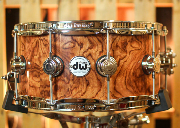 DW 6.5x14 Collector's Maple 333 Waterfall Bubinga Snare Drum - SO#1409988