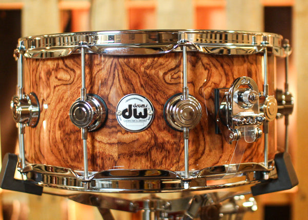 DW 6.5x14 Collector's Maple 333 Waterfall Bubinga Snare Drum - SO#1409988